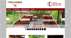 Desktop Screenshot of gunduzbeyyoruksofrasi.com